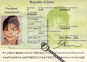 inside a passport