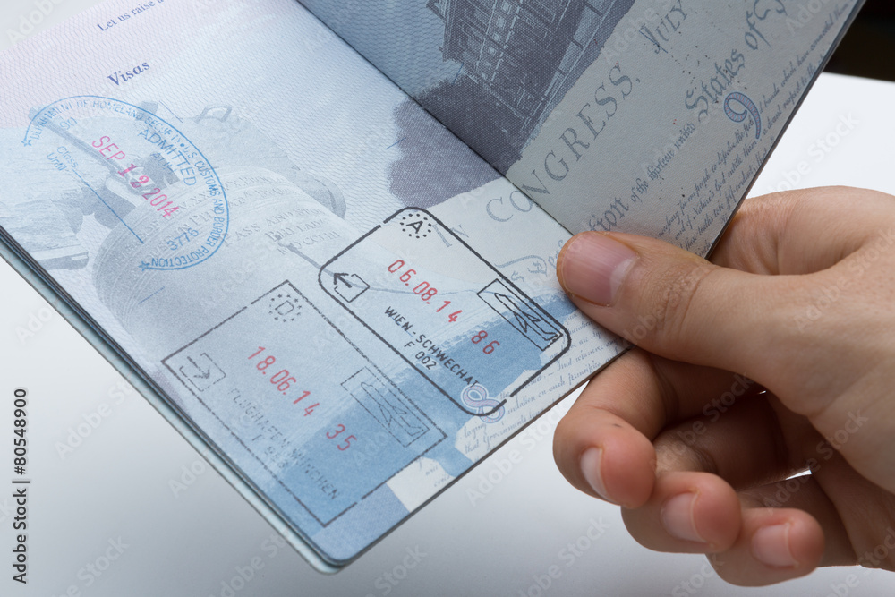 inside a passport