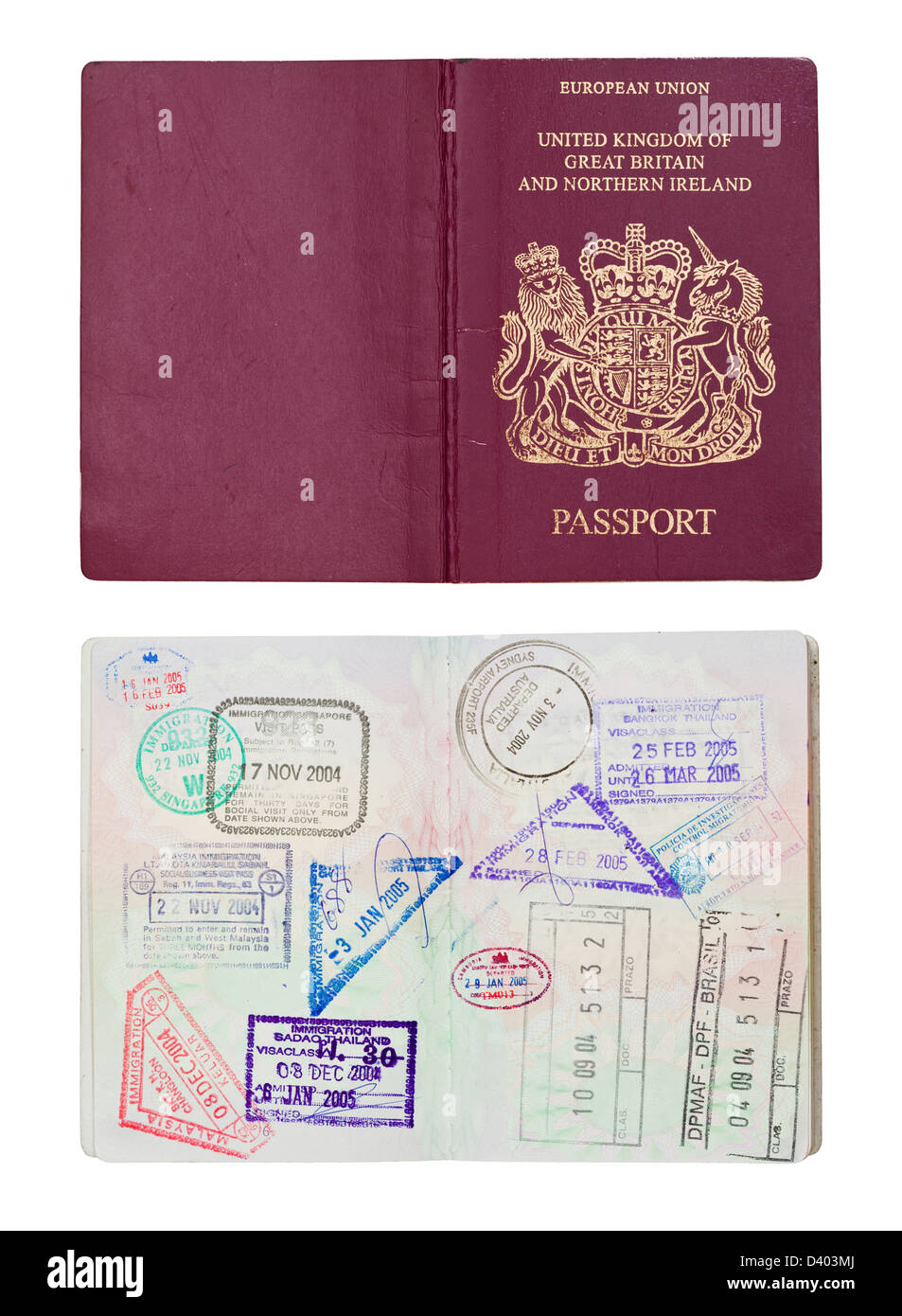 inside british passport