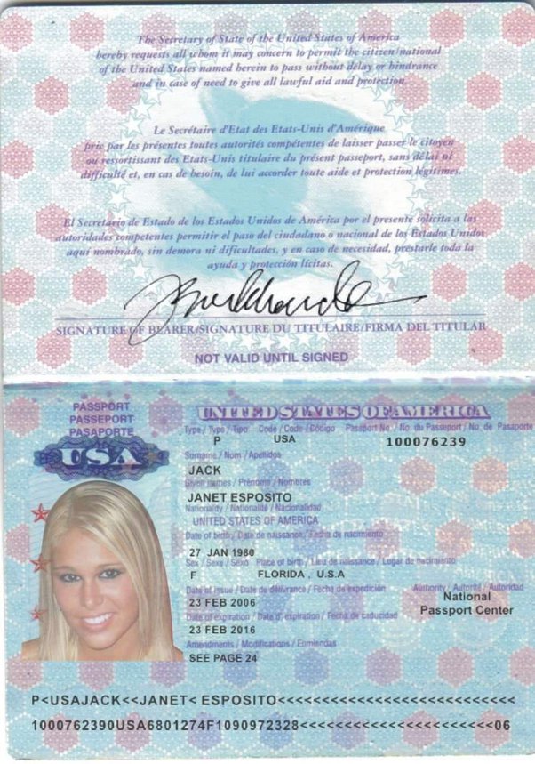 inside real us passport