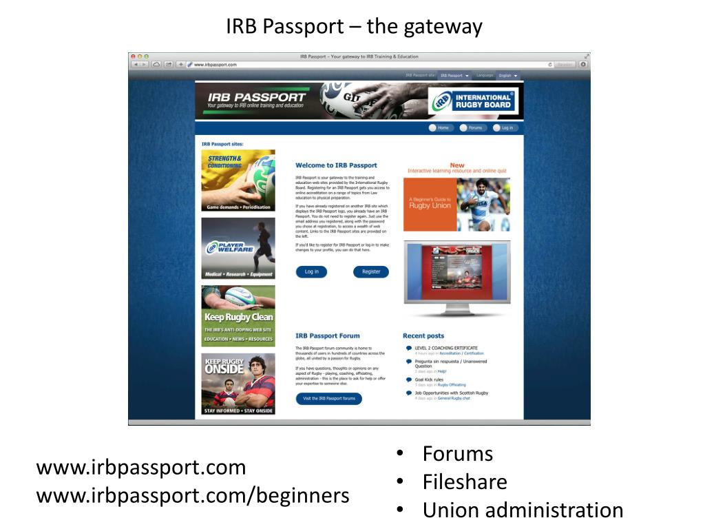 irb passport