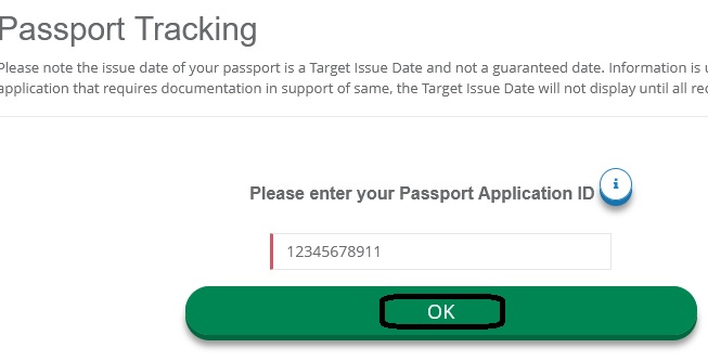 irish passport tracker