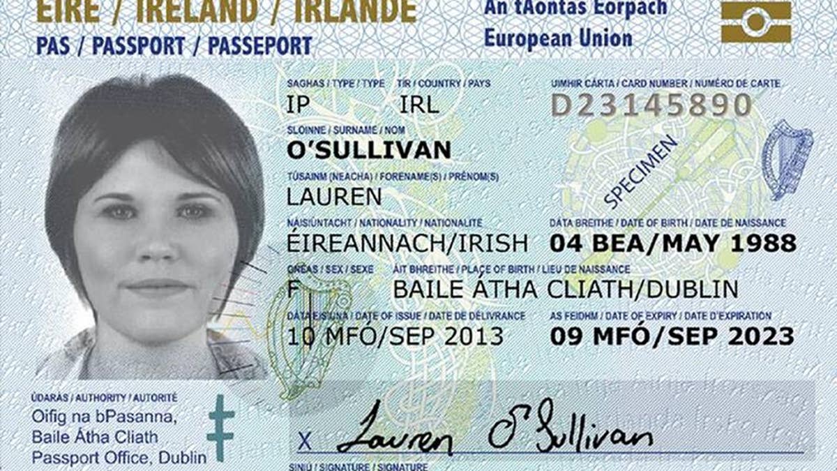 irish passport