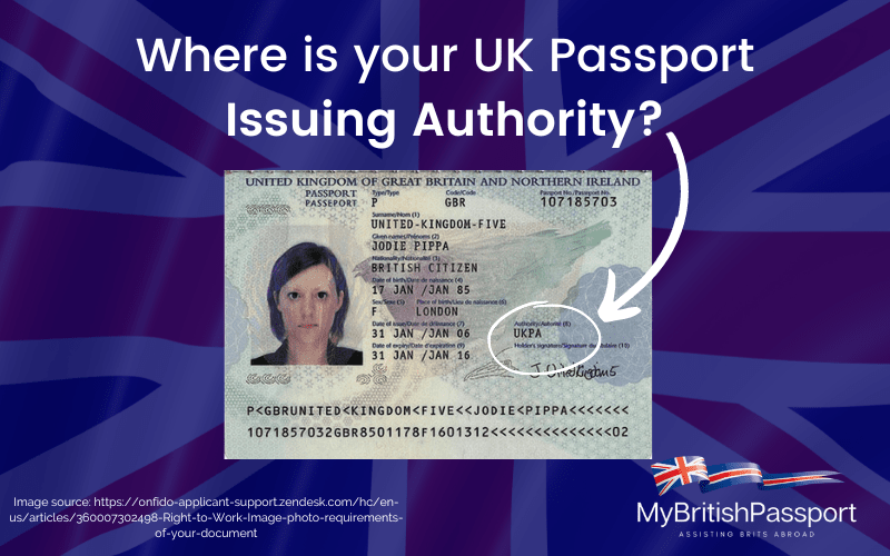 issued by in passport