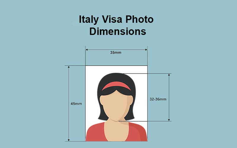 italian passport photo requirements