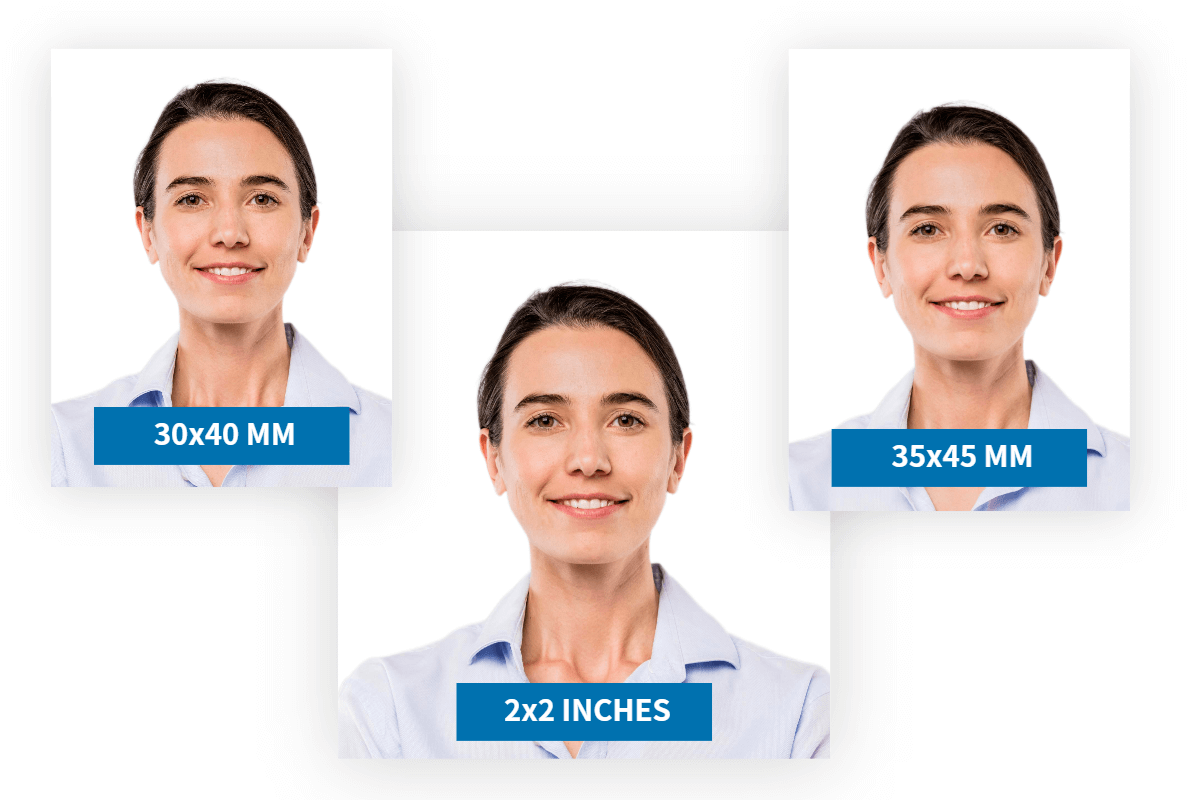 italian passport size photo dimensions