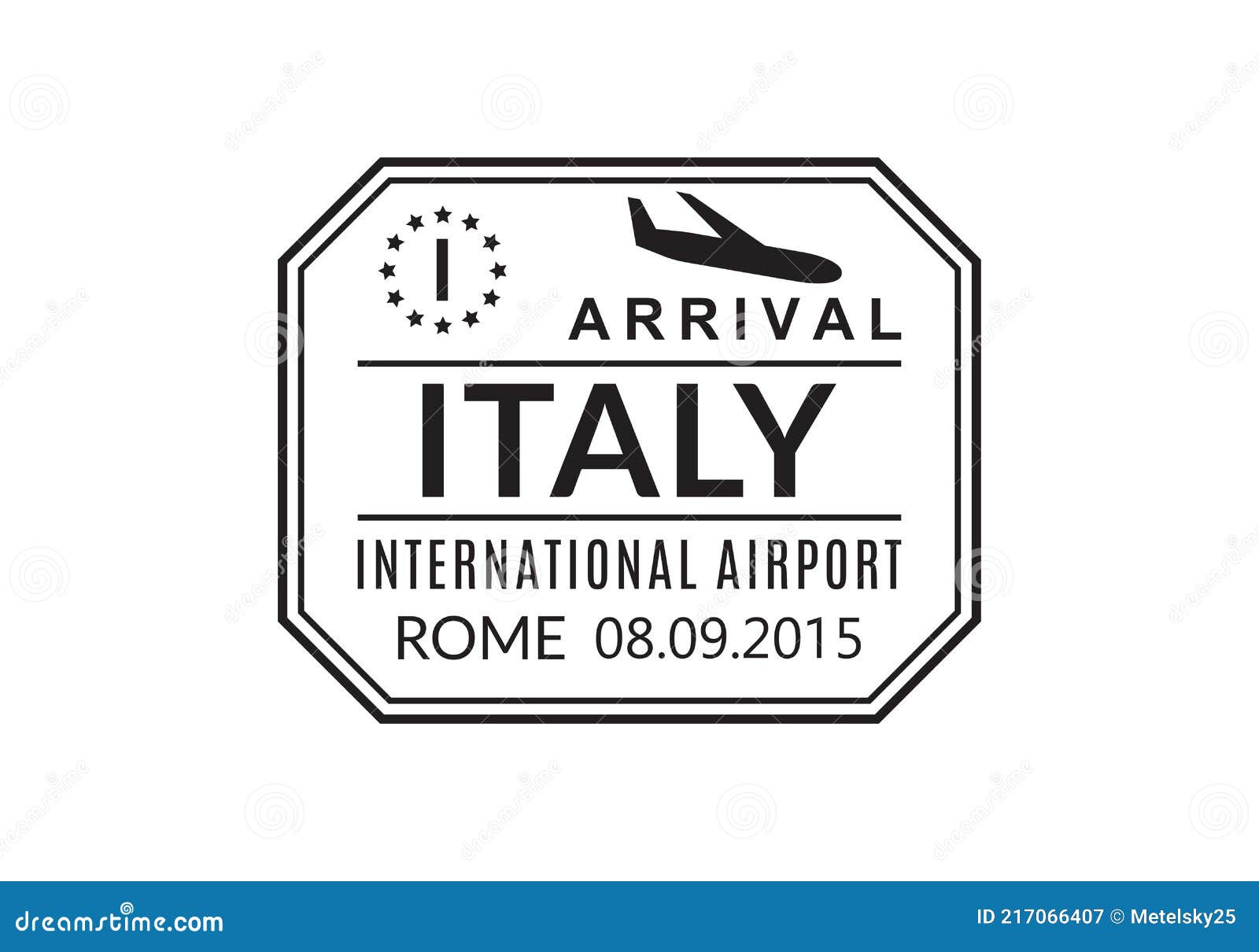 italy passport stamp