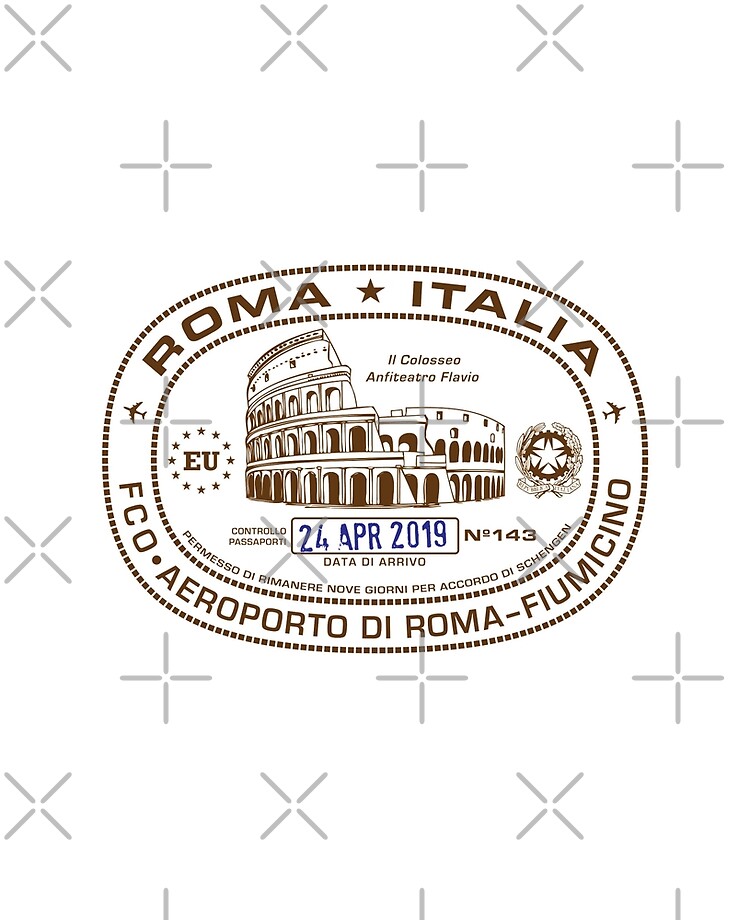 italy passport stamp