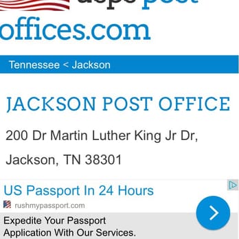 jackson post office passport