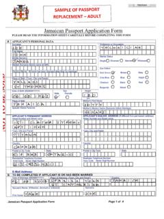 jamaica passport renewal form