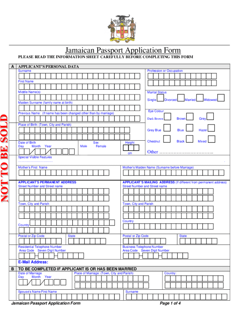 jamaica passport renewal online