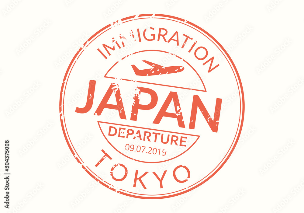 japan passport stamp