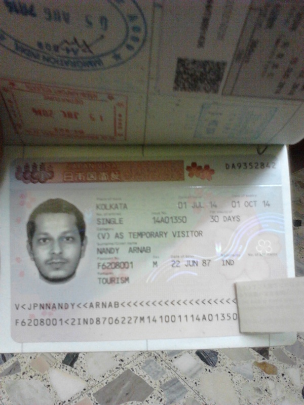 japan visa for indian passport