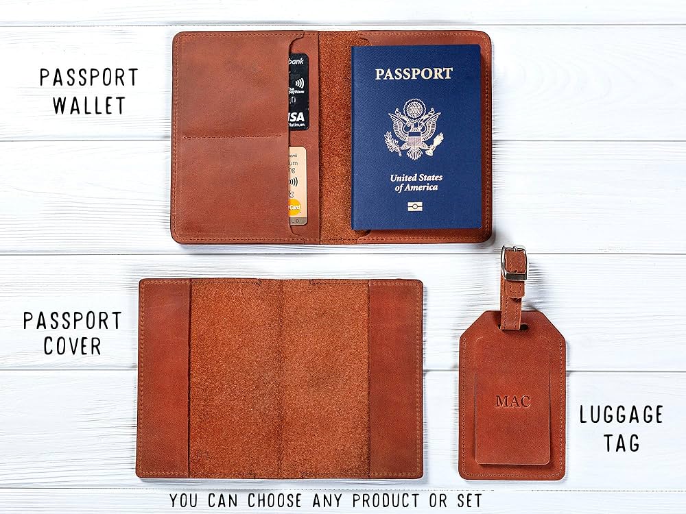 leather passport case