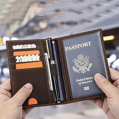 leather passport case