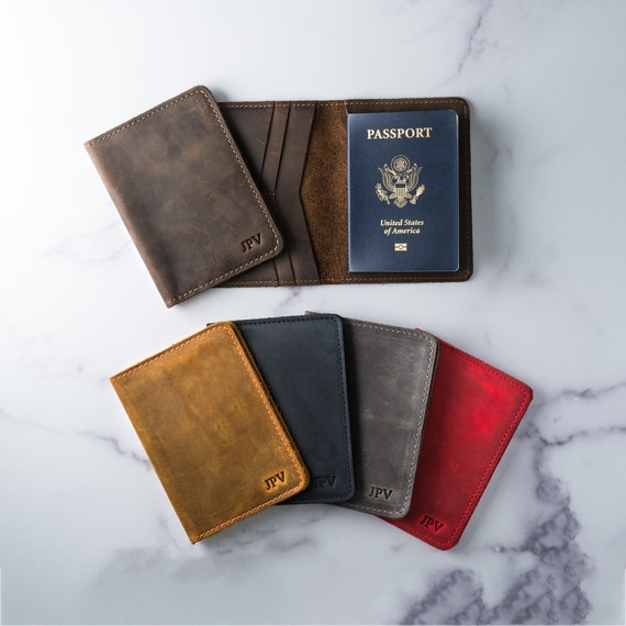 leather passport holder