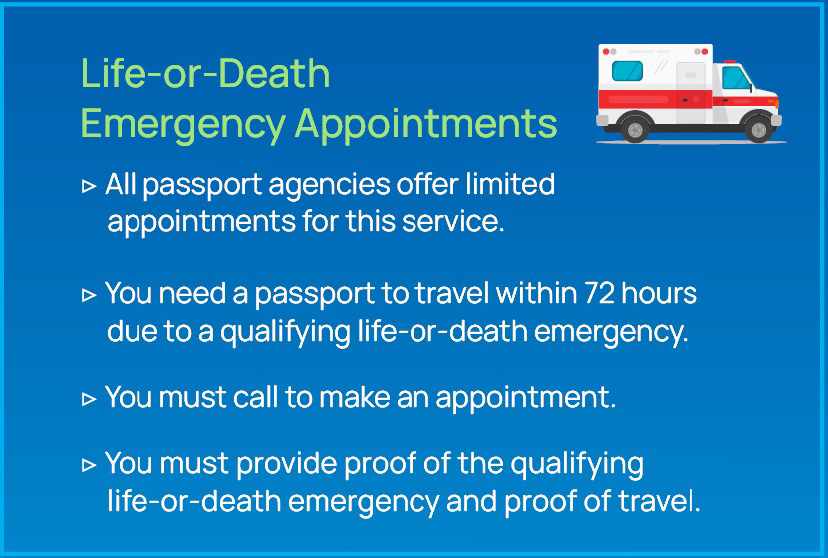 life or death emergency passport