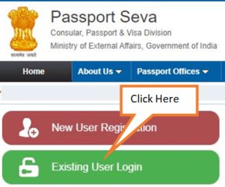 login to passport seva