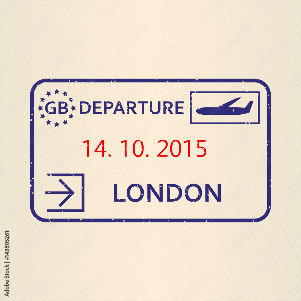 london passport stamp