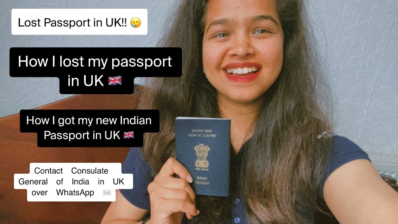 lost indian passport in us