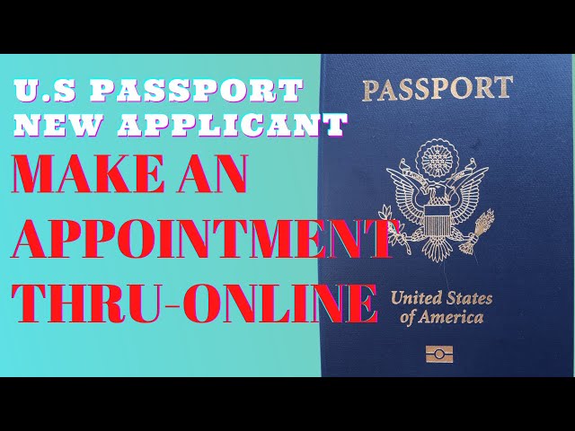 make a passport appointment near me