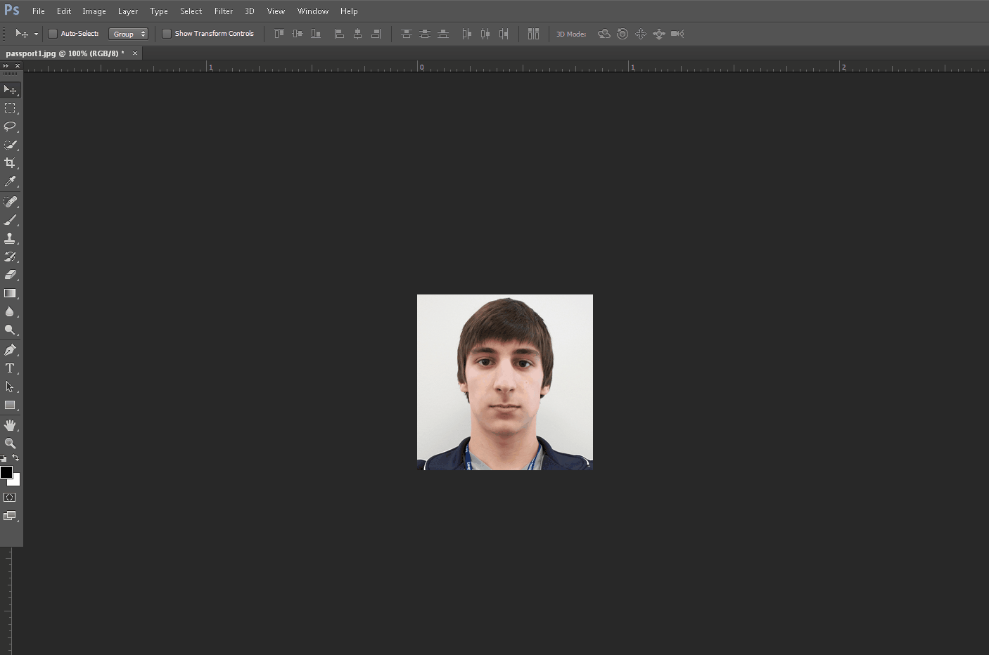 make passport size photo