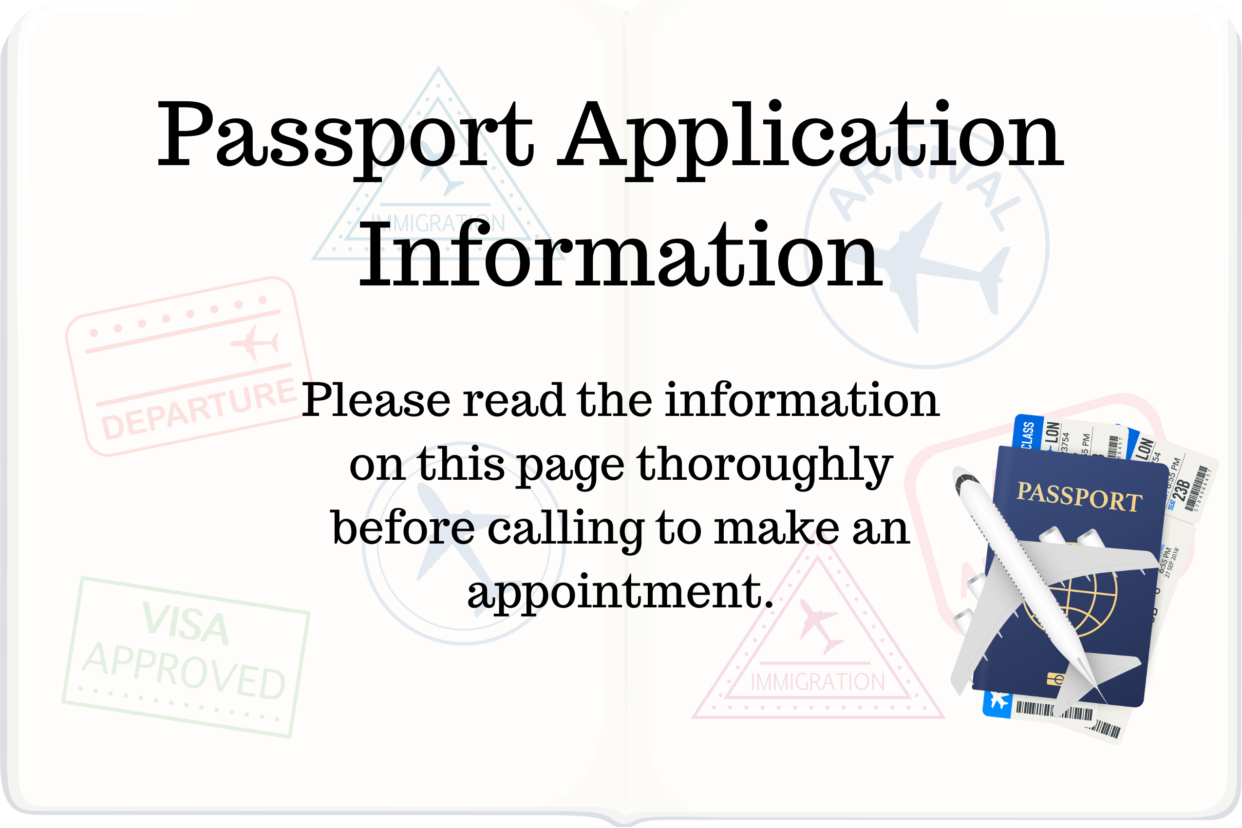 making passport appointment