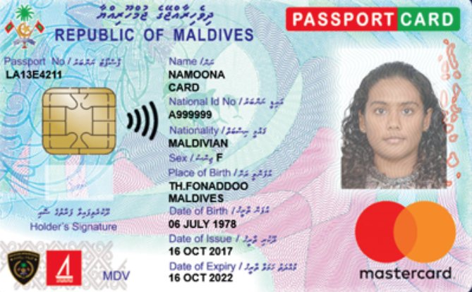 maldives passport