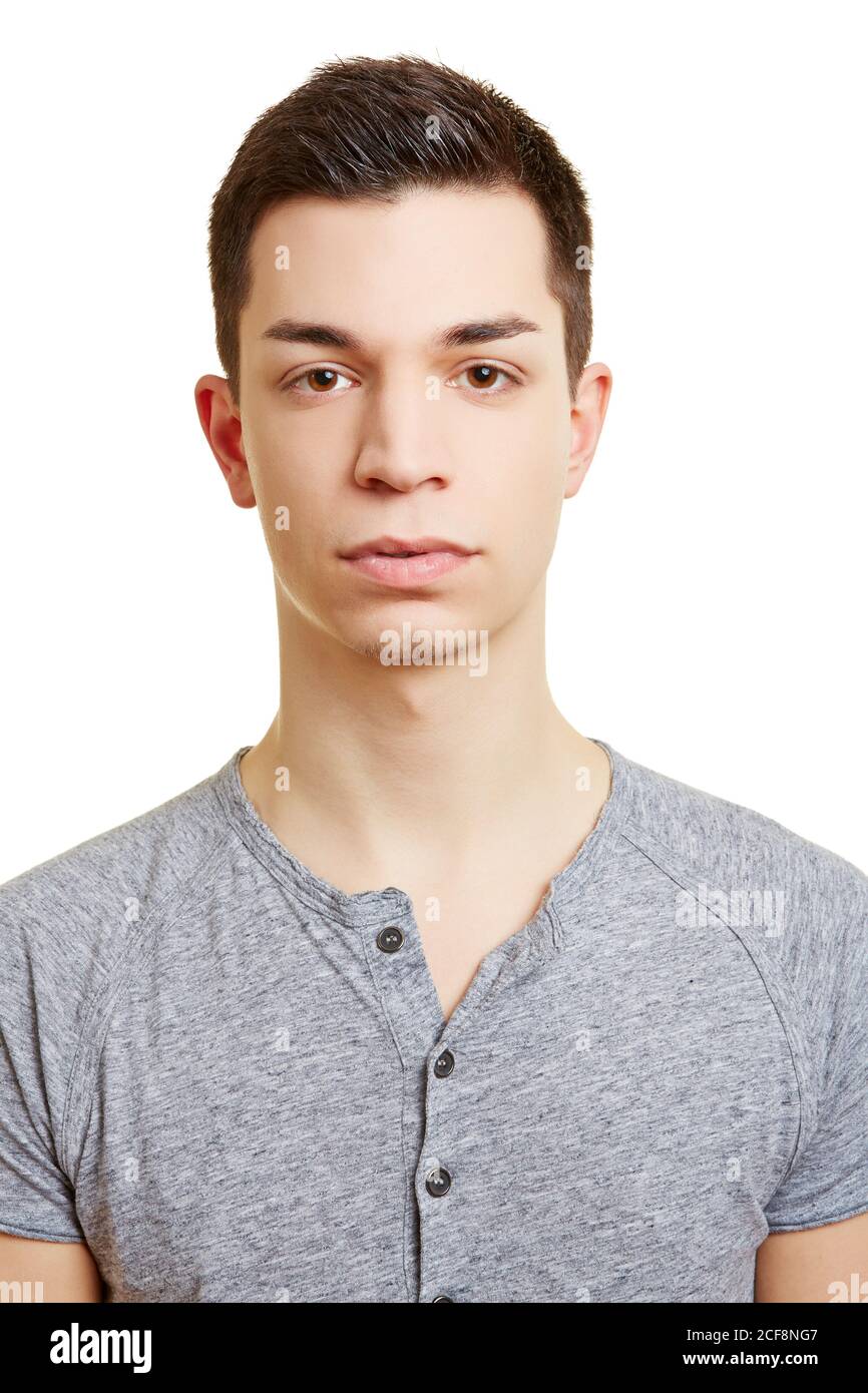 male passport photo