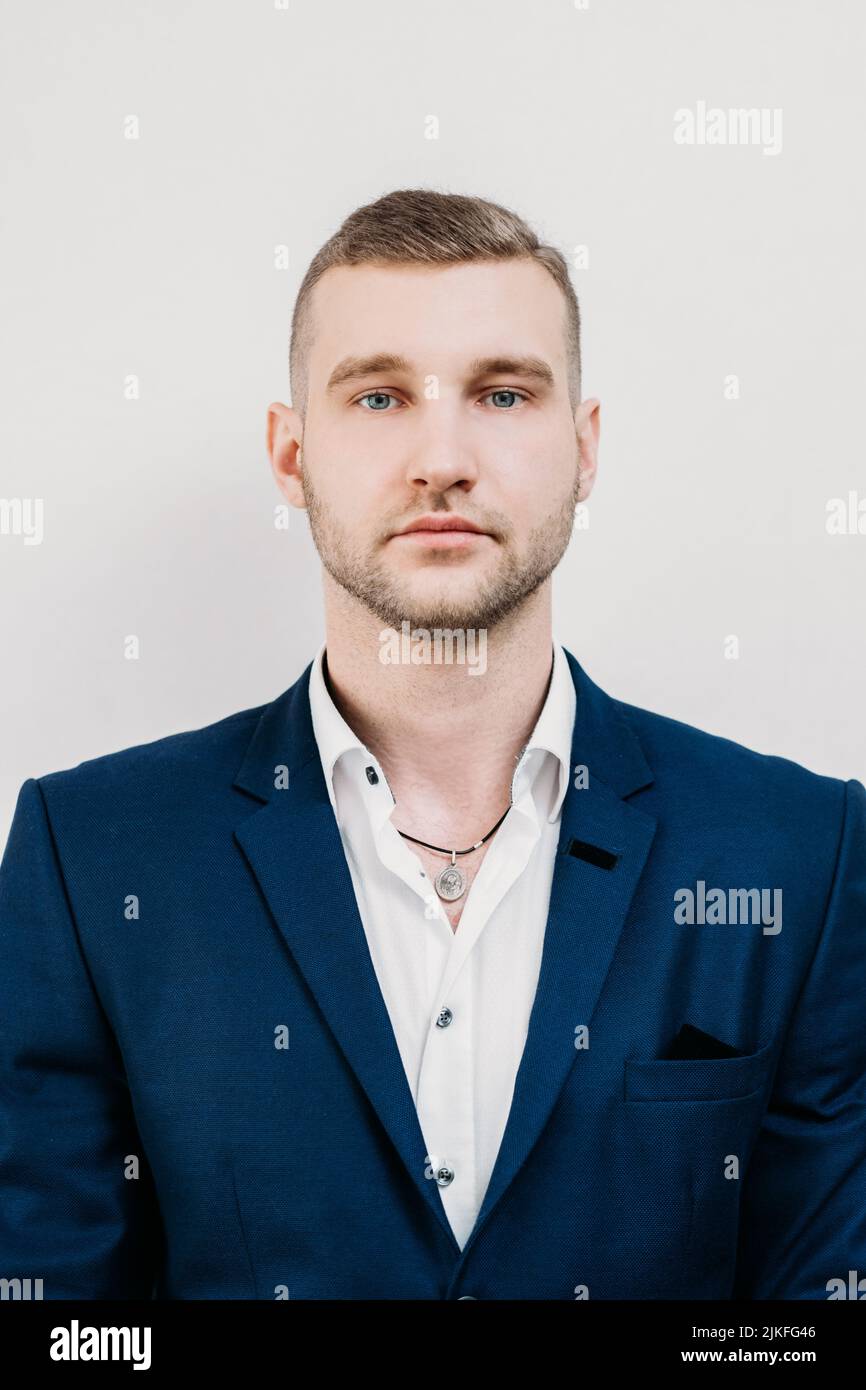 male passport photo