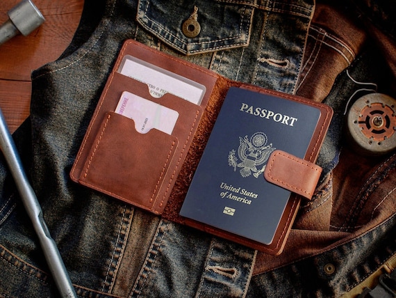 man passport holder