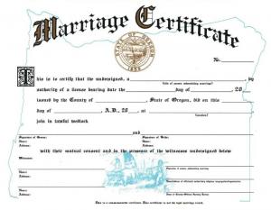 marriage certificate for passport