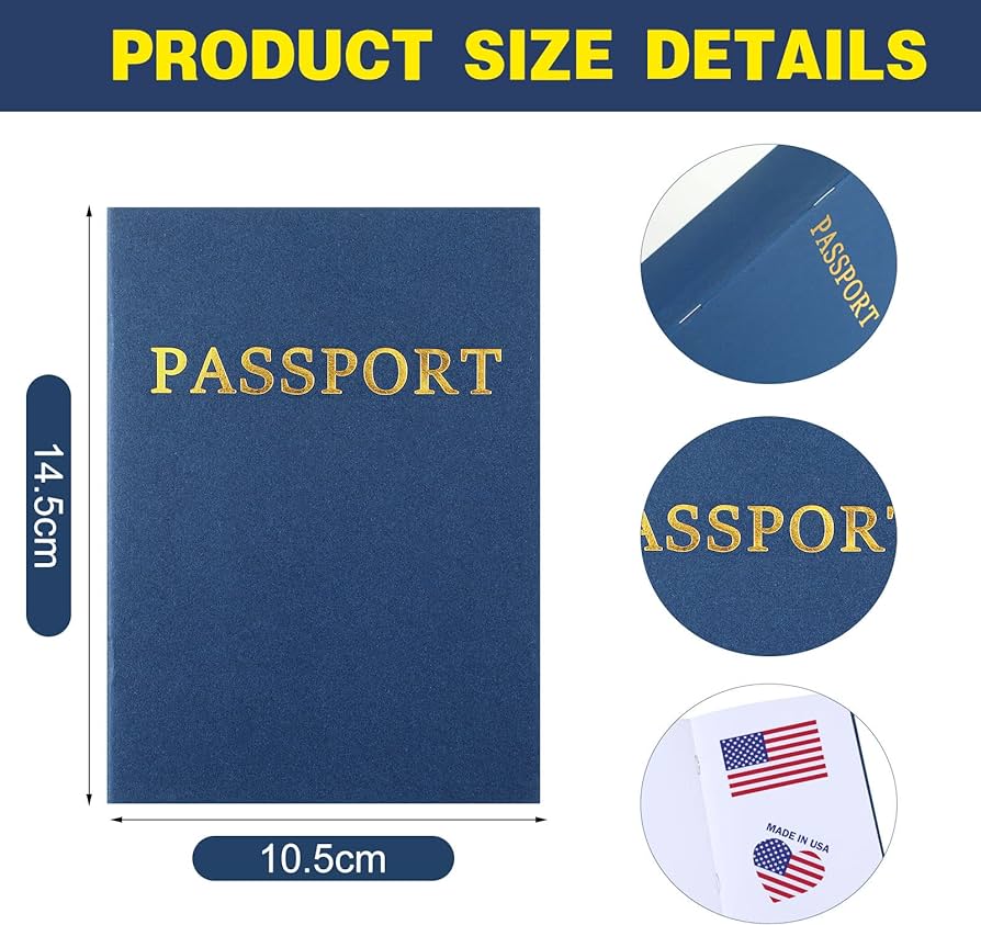 measurements of a passport