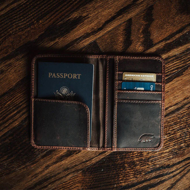 men's passport wallet