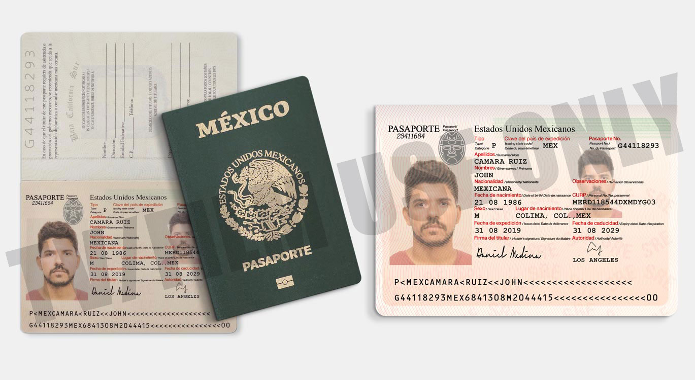 mexican passport in mexico