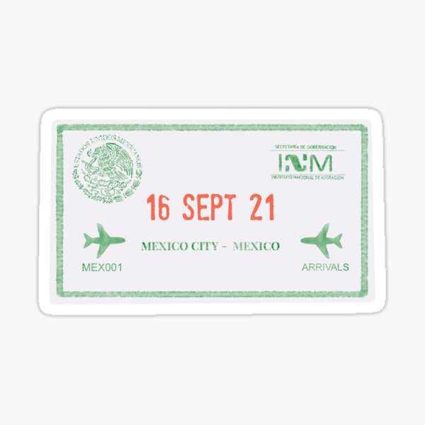 mexico passport stamp