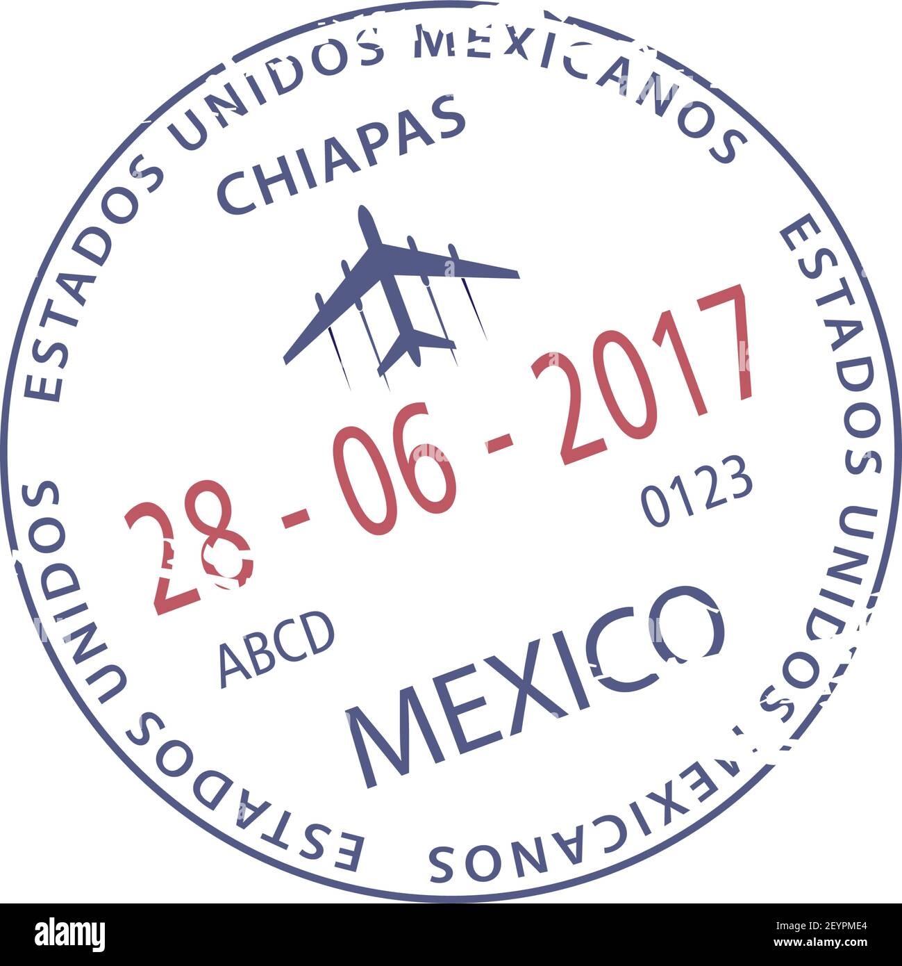 mexico stamp passport