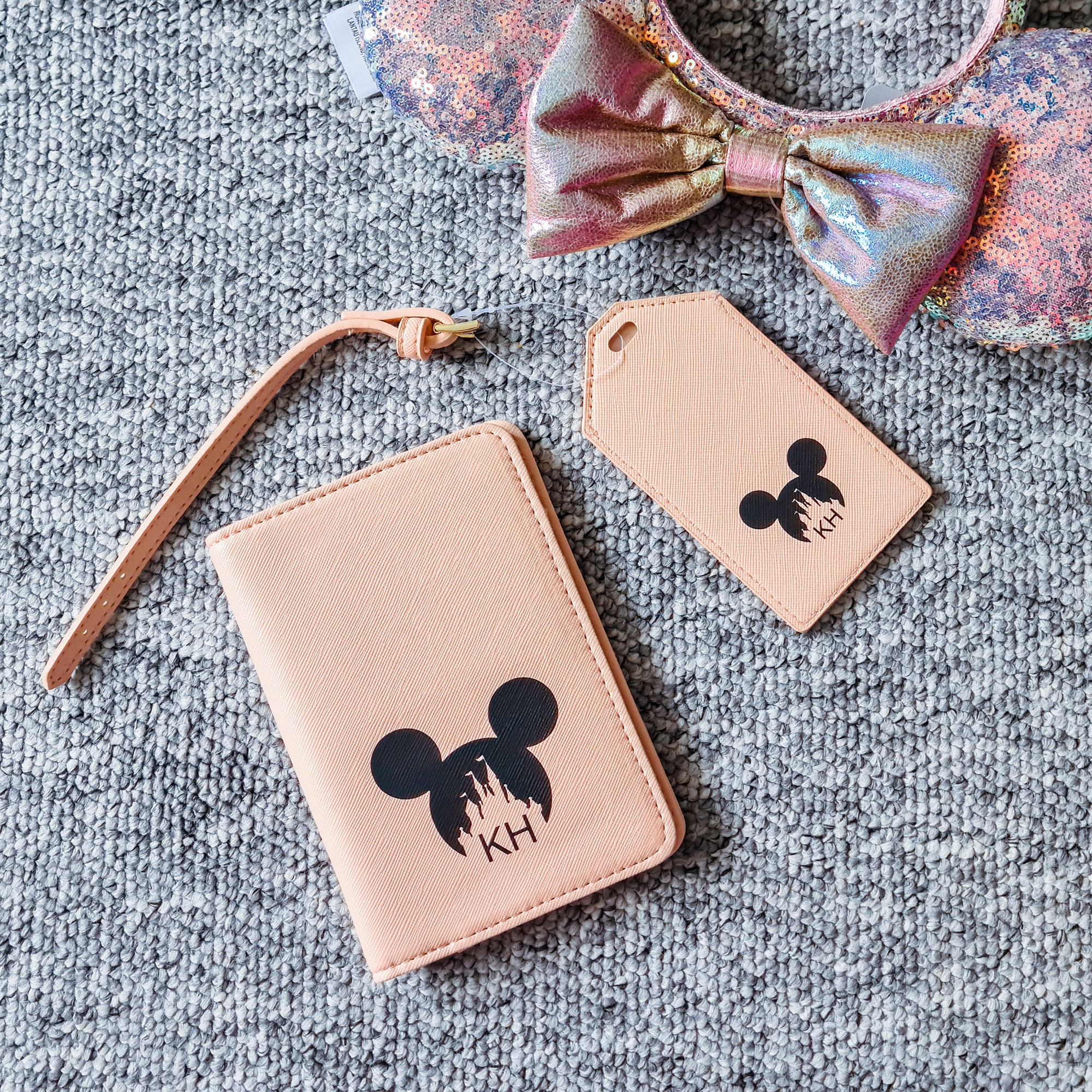 mickey mouse passport holder