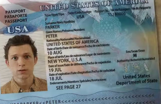 middle name on passport