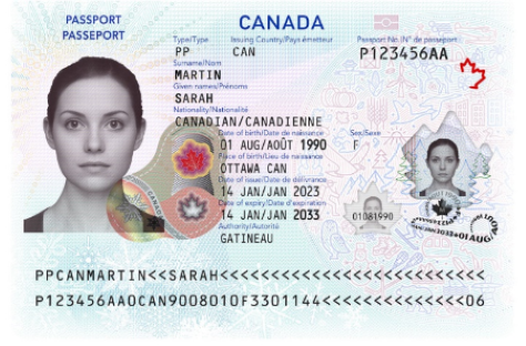 minimum passport validity to enter canada