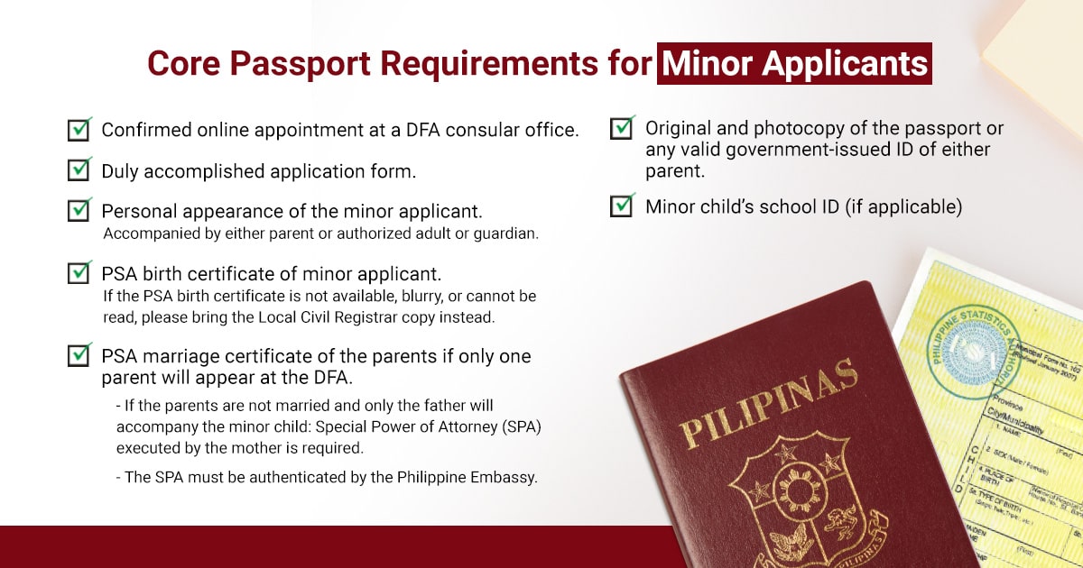 minor passport requirements