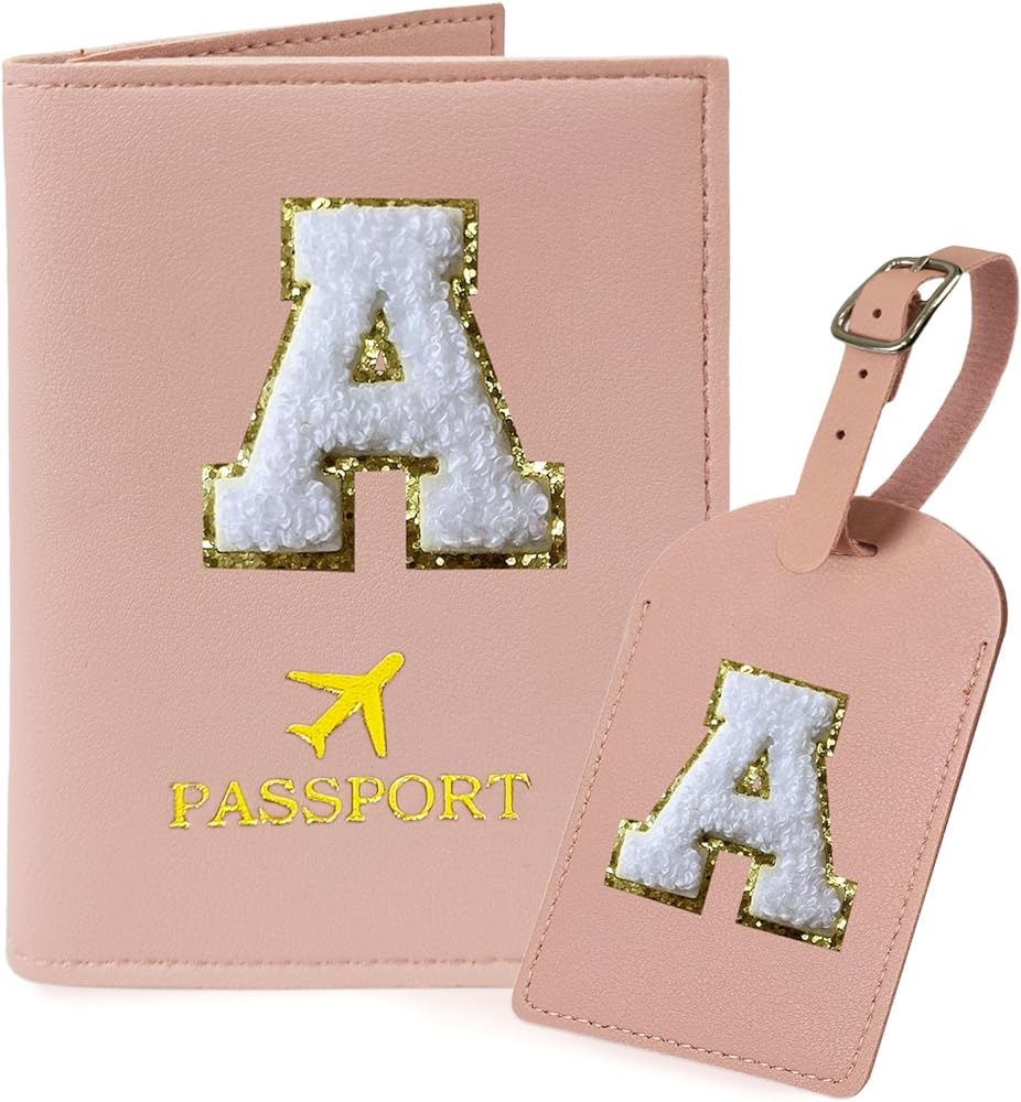 monogrammed passport cover