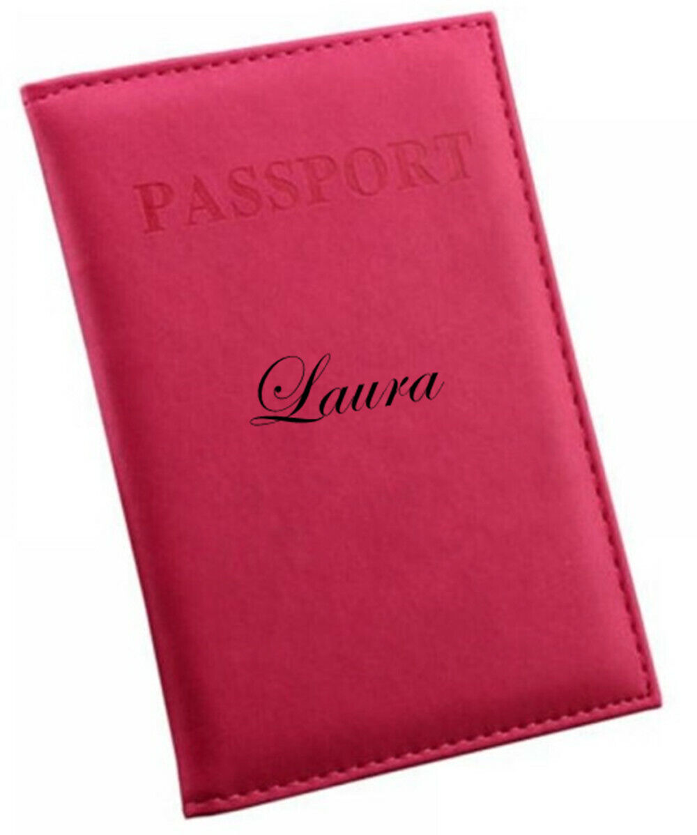 monogrammed passport cover