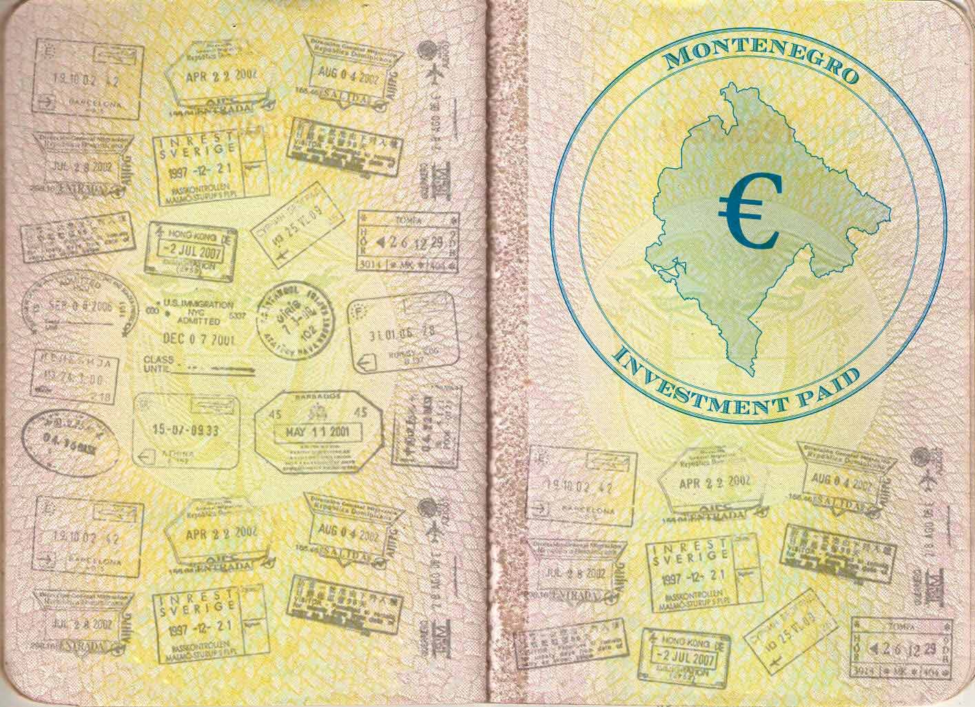 montenegro passport