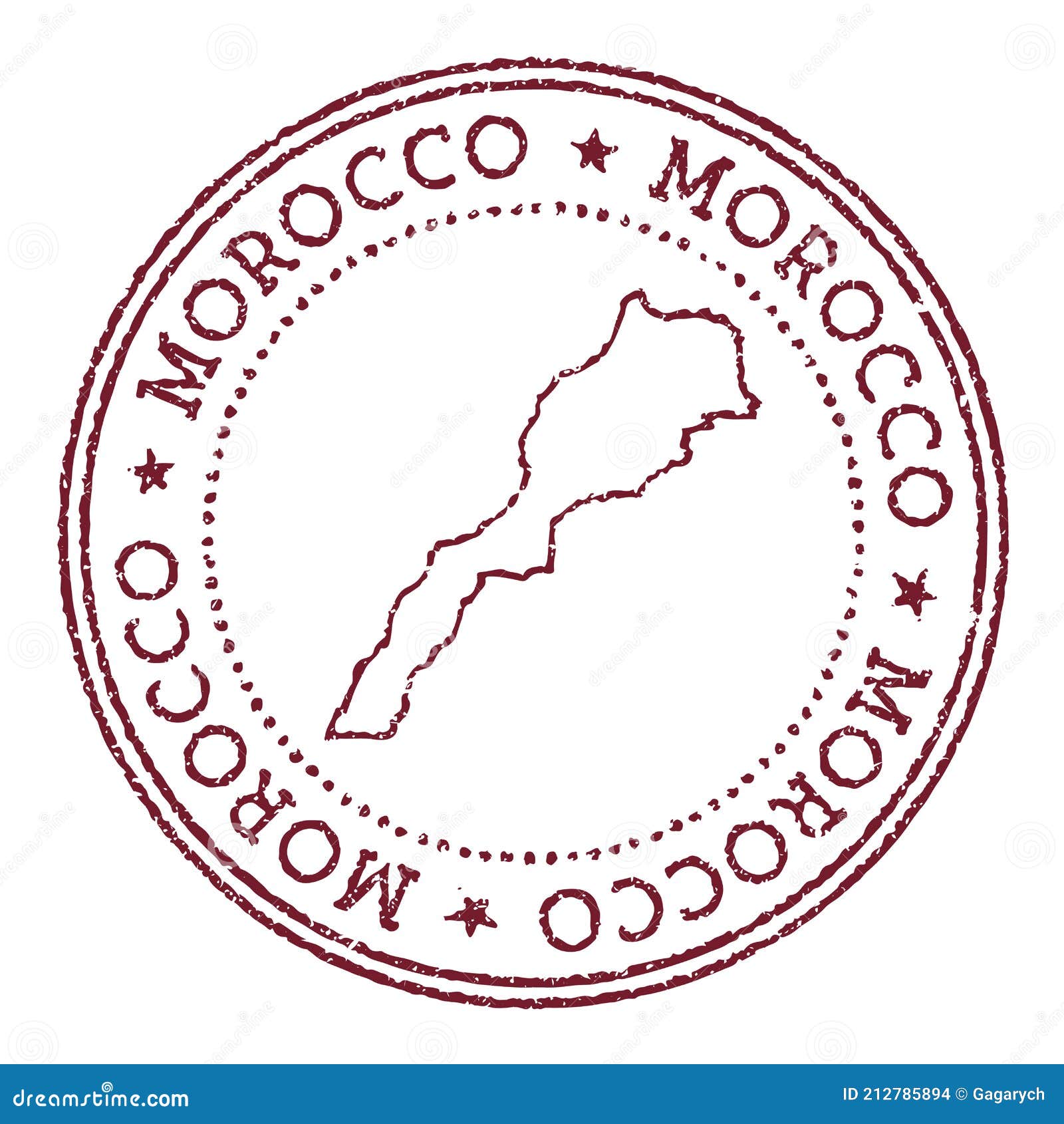 morocco passport stamp