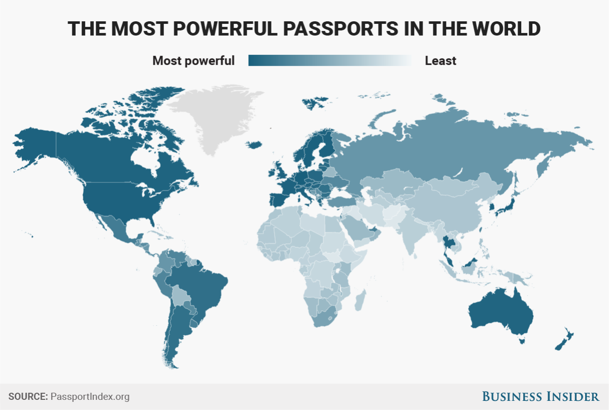 most powerful passports in the world