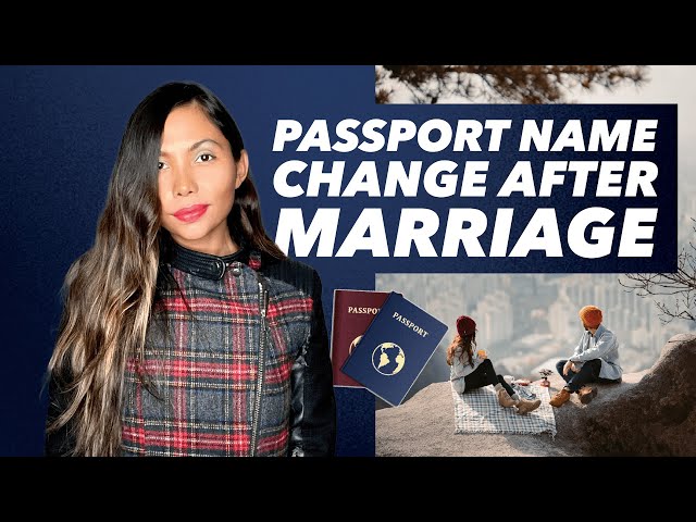 name change on passport after marriage