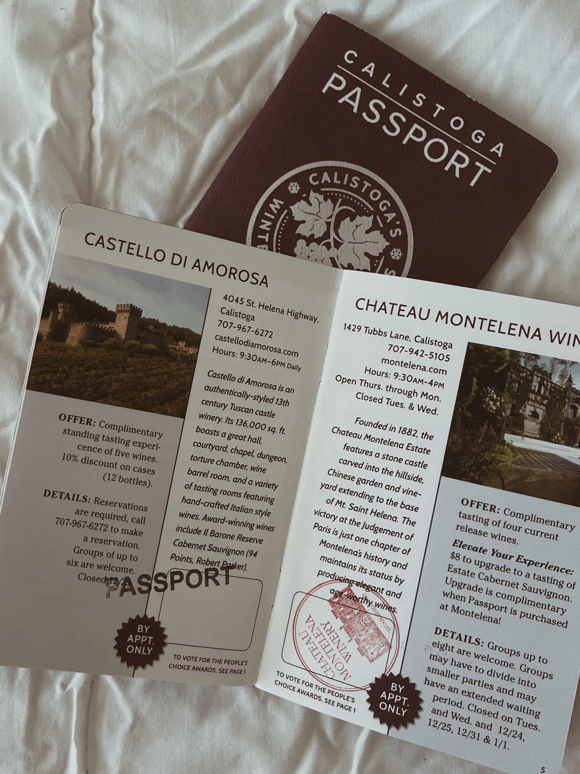 napa wine passport