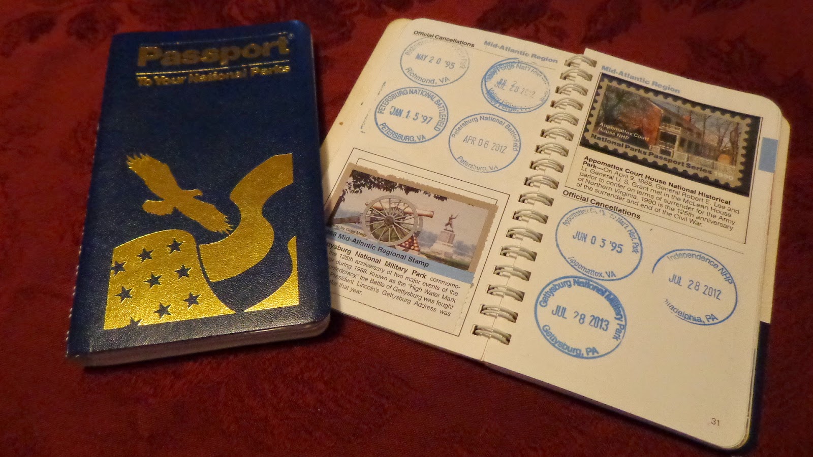 national park passport book