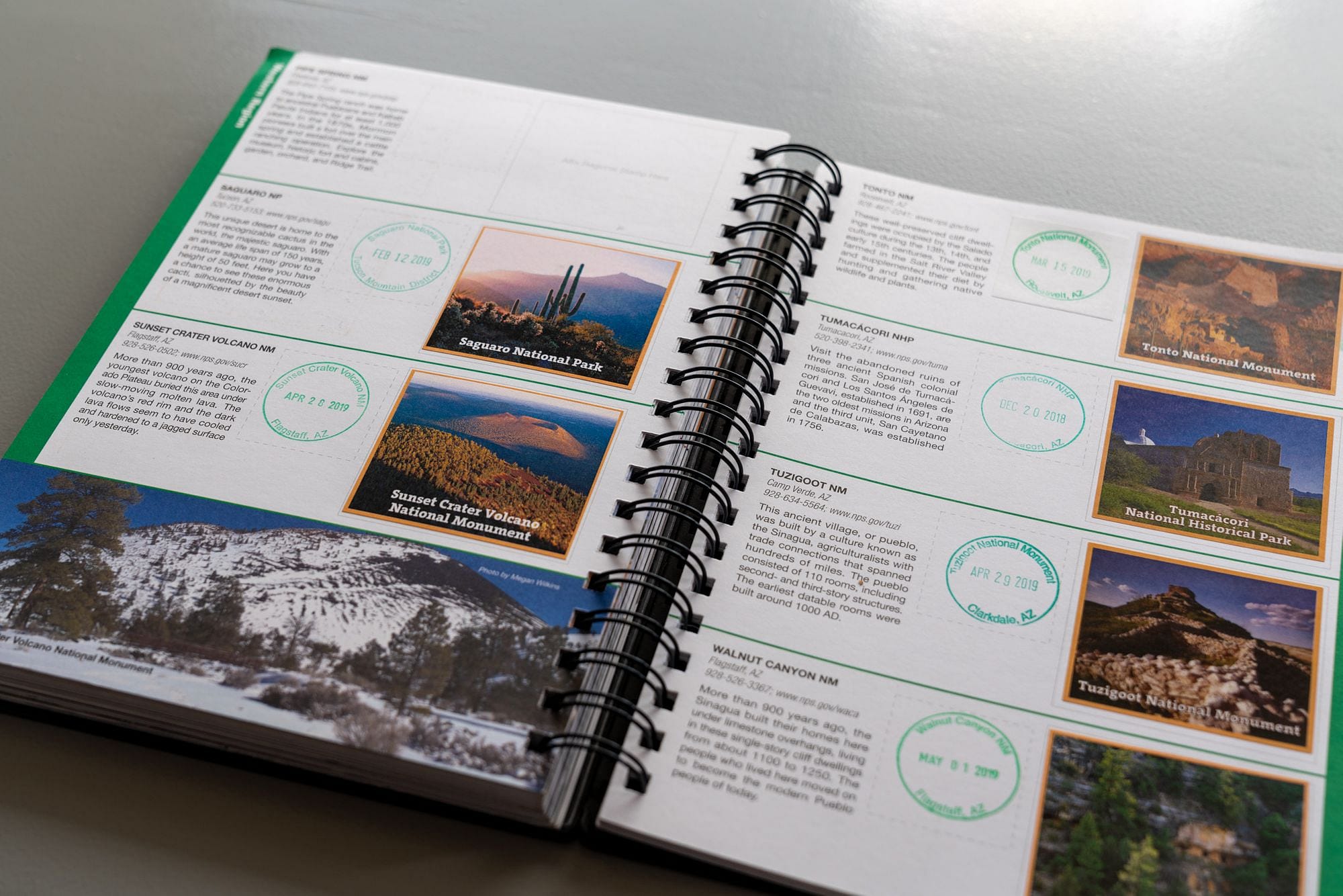 national park passport stamp book